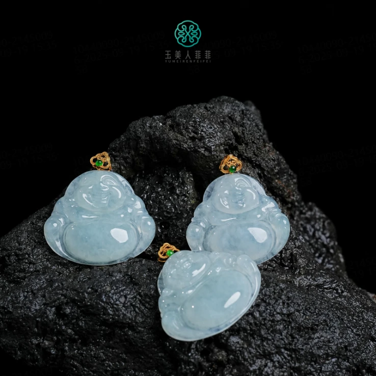 石惑珠宝*翡翠吊坠-冰大佛公约24*27mm%多样性发一