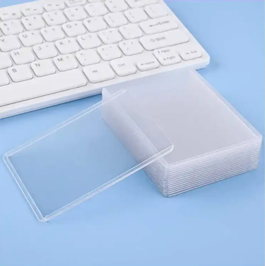 帕尼尼panini足球篮球球星卡卡膜卡夹收藏卡透明卡套卡夹牌套