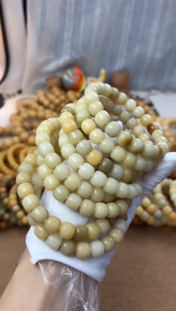 菩提根/象牙果手串水磨一条1001