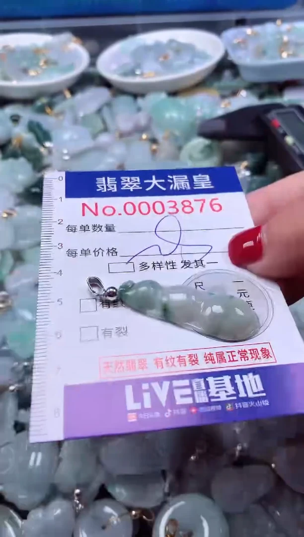 颈饰未镶嵌翡翠3876