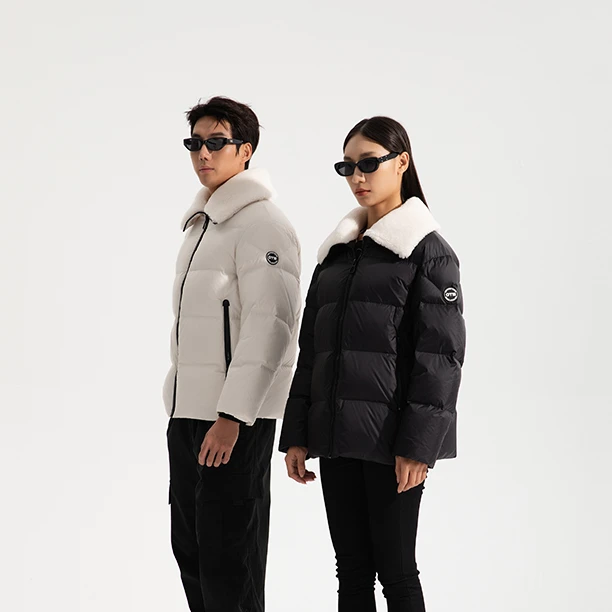OTB【妃鱼专属】时尚高品质男女同款冬季一手长保暖羽绒服OTB010083