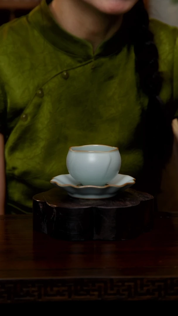 杯超级立减！玫瑰杯1只，菱瓣杯托大号1只