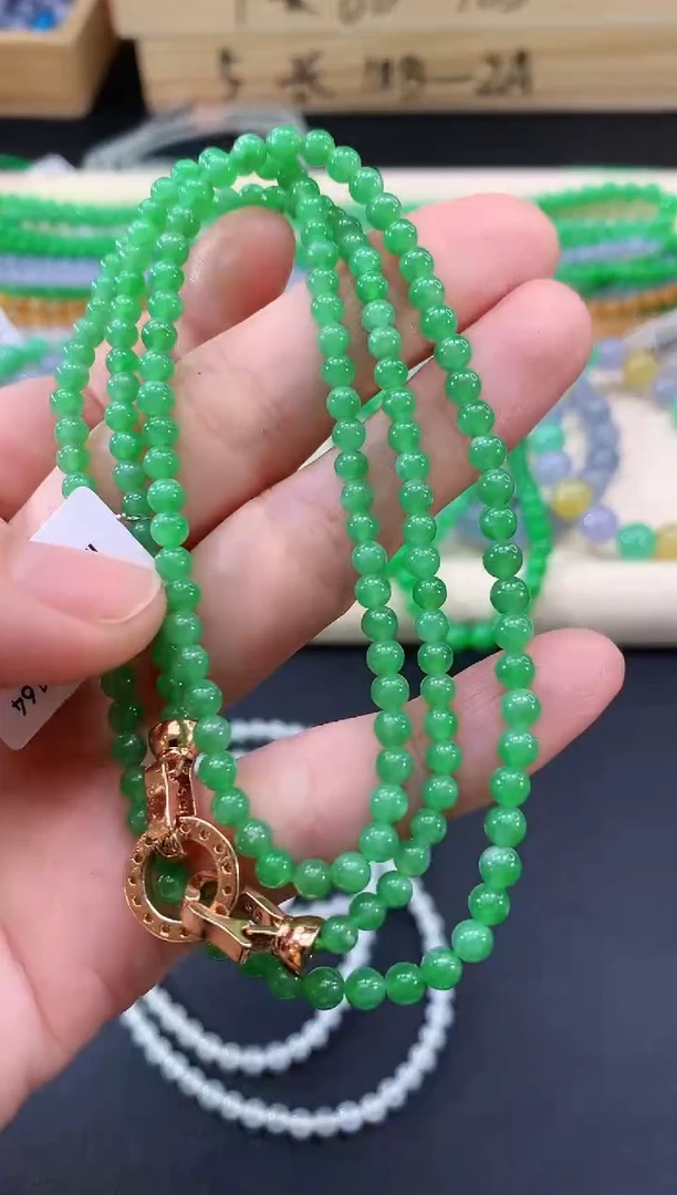 未镶嵌手串翡翠100|7800