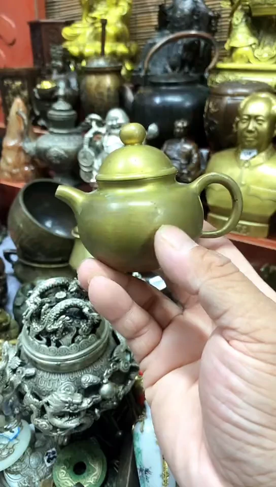 鸿兴工艺摆件把件小把壶