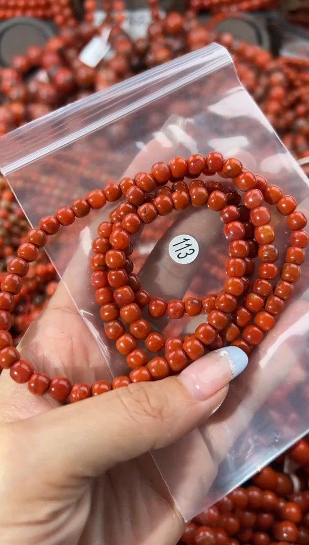 未镶嵌手串南红玛瑙6+