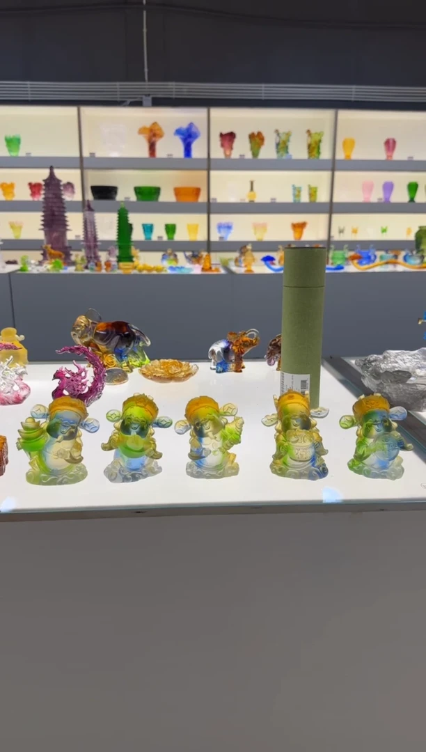 手工艺品琉璃五路小财神