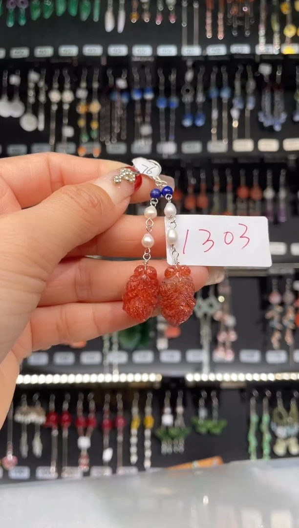 【闪购商品】紫晶耳饰银S925镶嵌喜欢拍