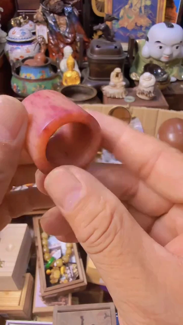 回流直播间手把件瓷器