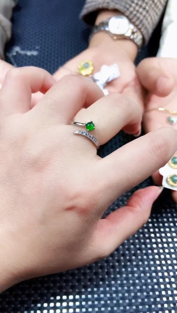 【闪购商品】翡翠戒指未镶嵌111111111