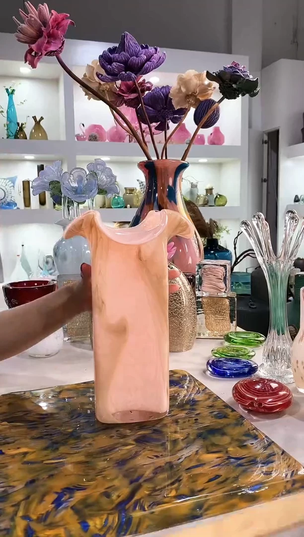 慕忆家手作琉璃花瓶