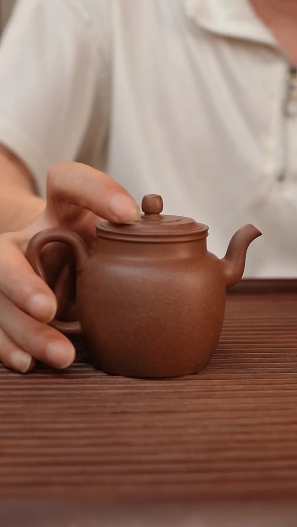 茶壶紫泥明式三湾用过的孤品