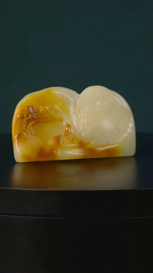 寿山石汶洋人物牌1.1*5.7*3.2