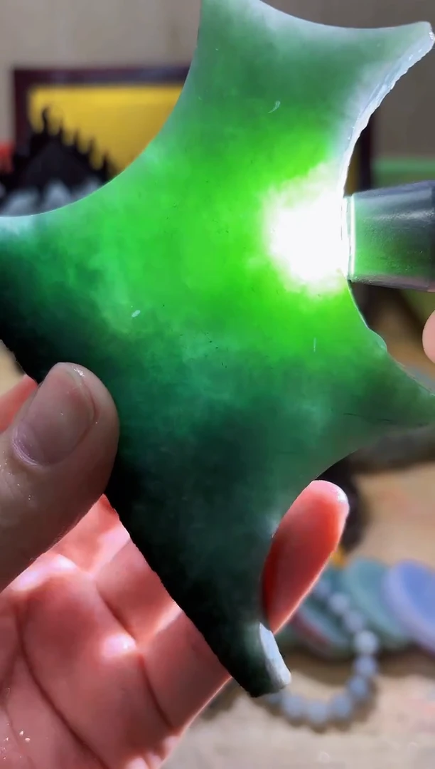 未镶嵌挂件翡翠A货常星6861