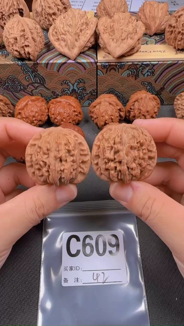 吊坠文玩核桃42秦皇楼609