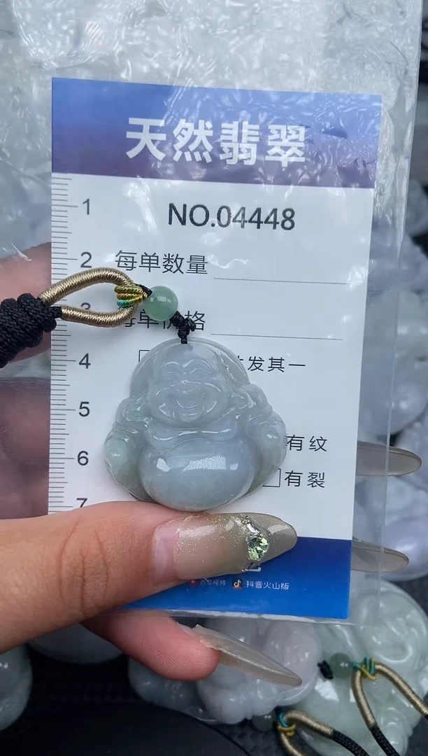 颈饰未镶嵌翡翠纯天然A货翡翠4448