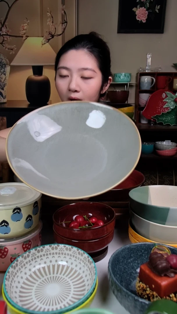 陶瓷澜*澜玻璃釉双耳烤碗 1只装