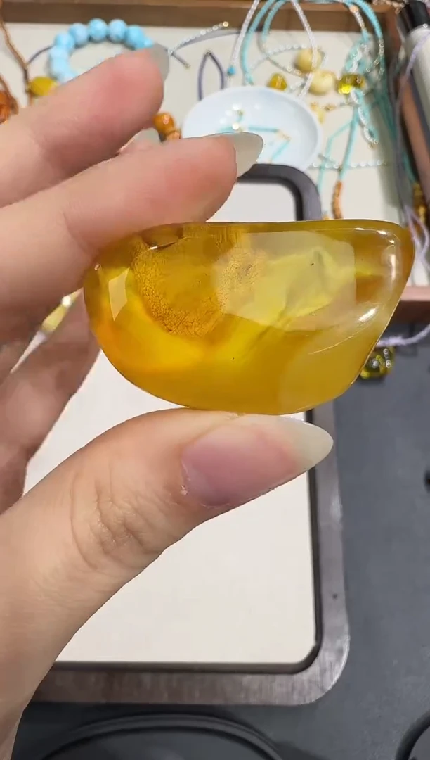 琥珀颈饰未镶嵌X0916-1195-188