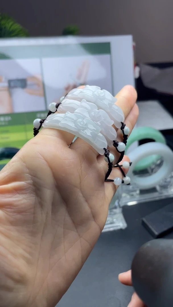 未镶嵌手链翡翠富贵花开手牌/多样性发一件