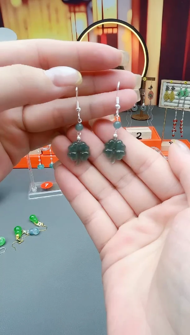 未镶嵌翡翠耳饰X33