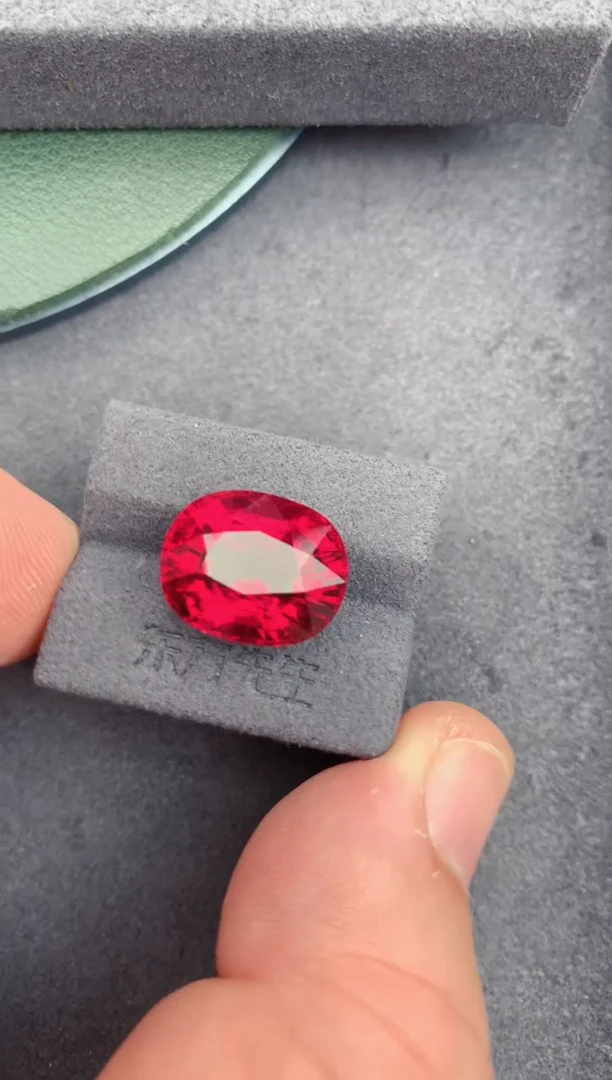 未镶嵌裸石碧玺10.7ct 卢比来碧玺 定制