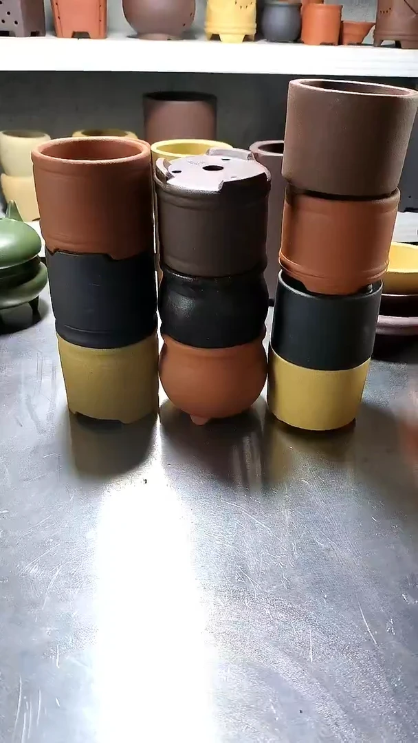 【闪购商品】10个小花盆紫砂圆盆