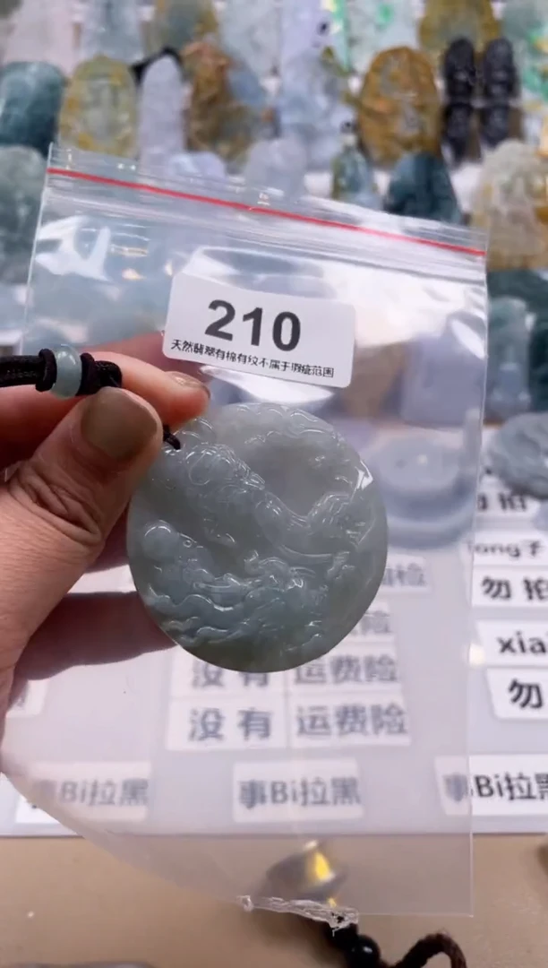 【闪购商品】翡翠颈饰未镶嵌天然缅甸A货翡翠210