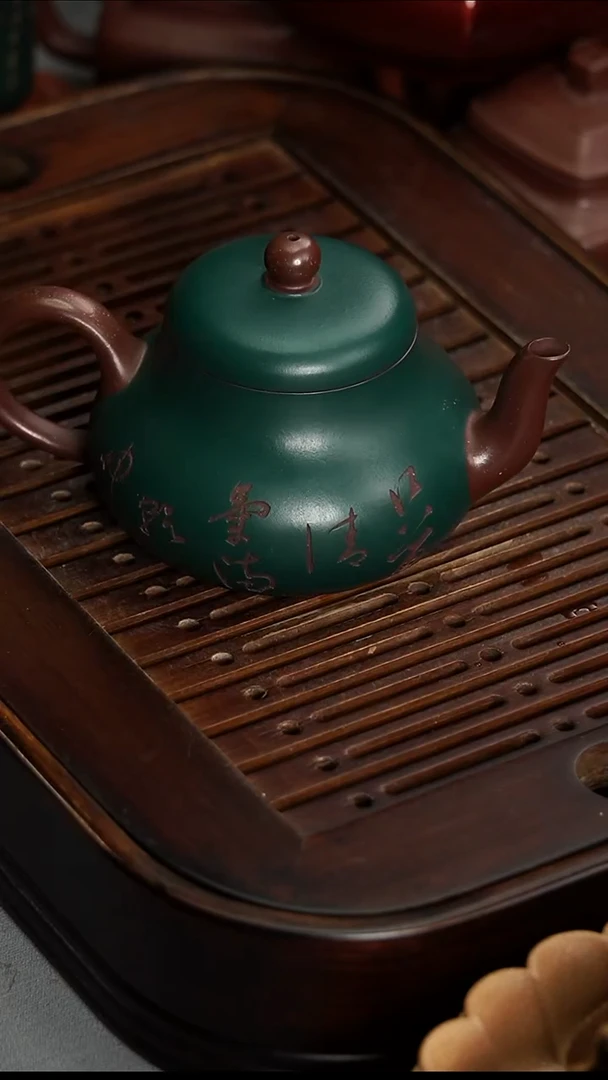 茶壶紫砂宜兴紫砂粉浆君德200毫升