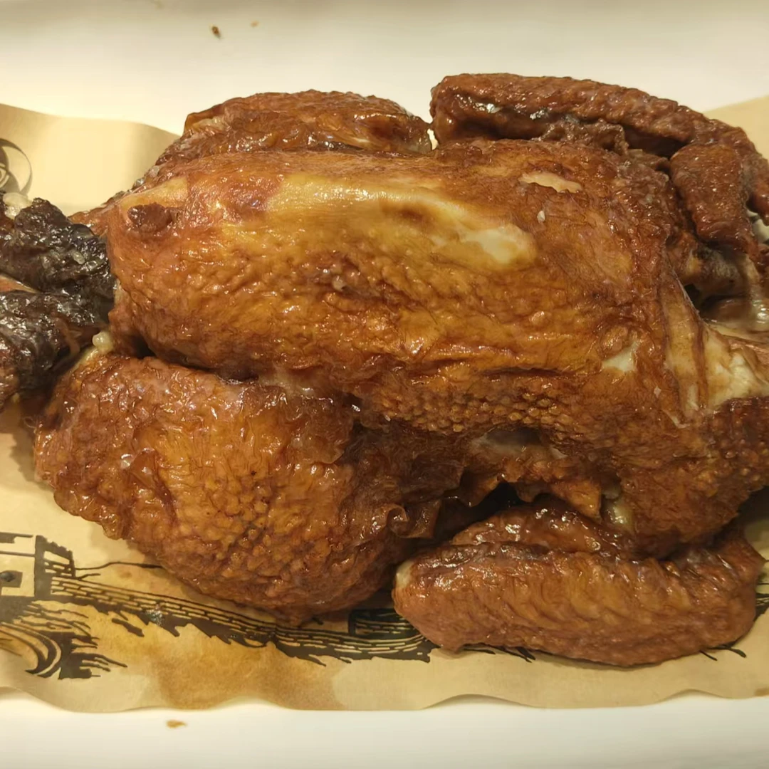 大烧鸡  散养公鸡每只1500克左右