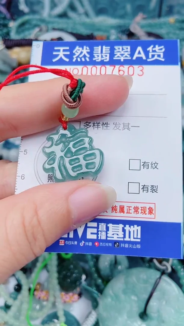 颈饰未镶嵌翡翠00007603