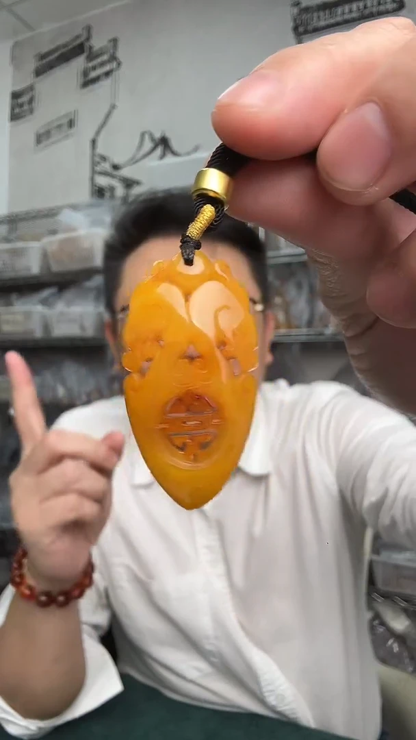 裸石琥珀未镶嵌微瑕介意勿拍14