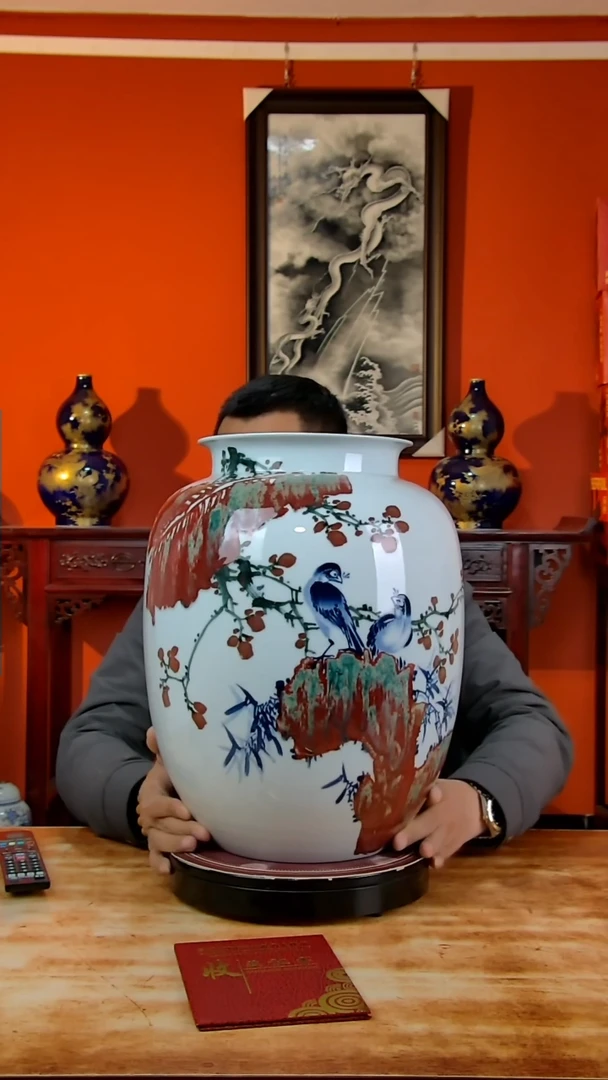 【闪购商品】摆件景德镇高端陶瓷摆件瓶1