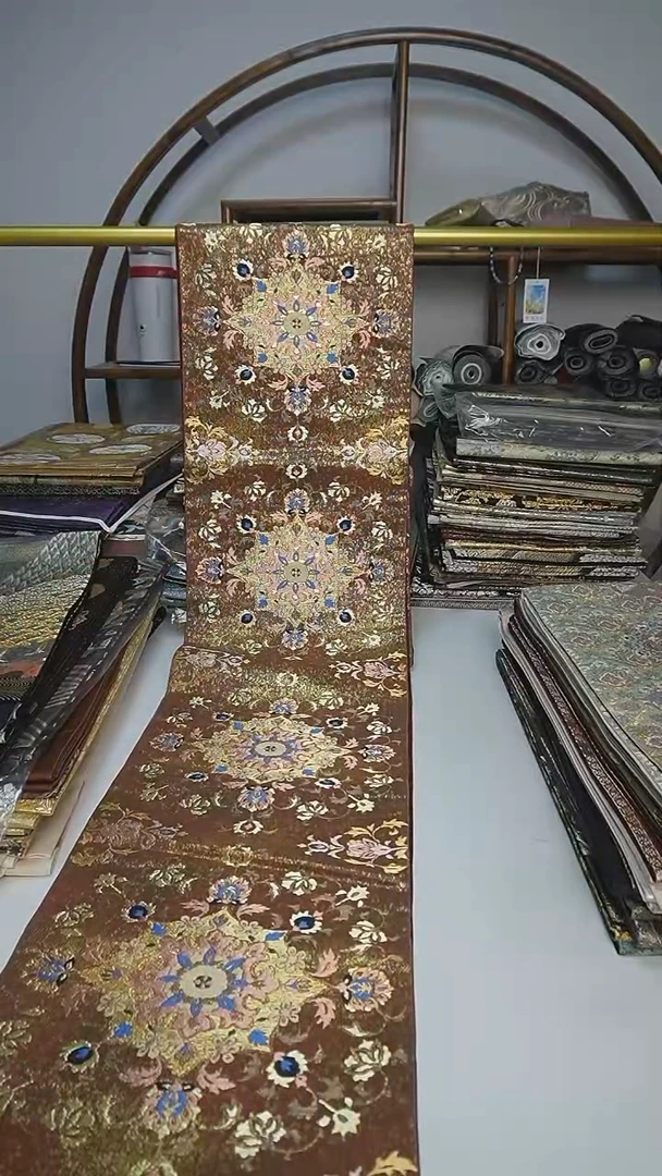 织绣56西阵织六通宝相花
