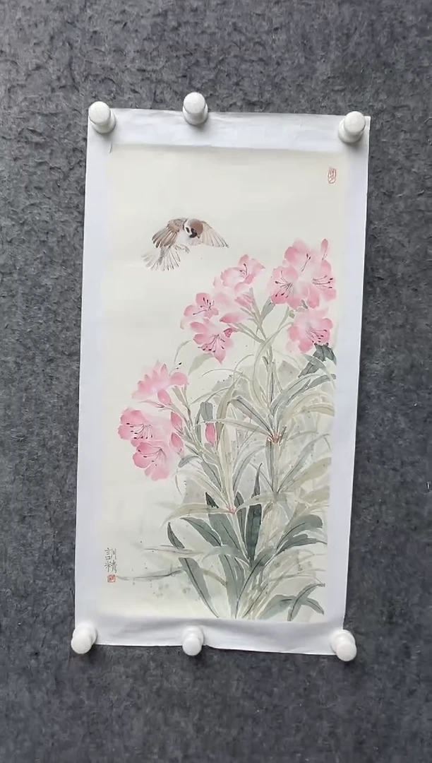 国画邹训精-2平尺-国画作品-GGyz