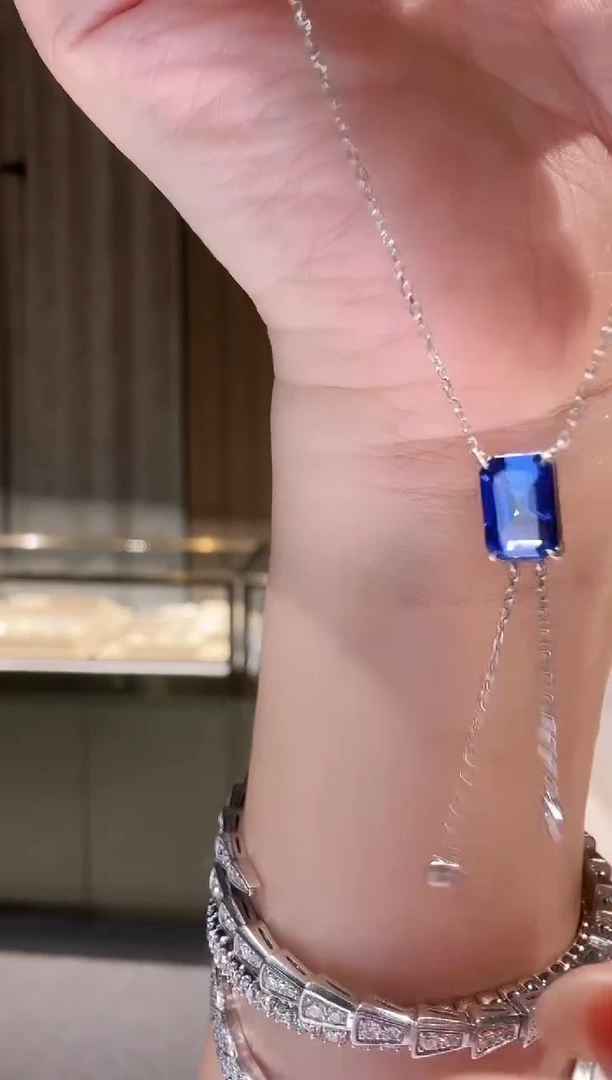 铂Pt950镶嵌项链钻石AY0540-PT-45