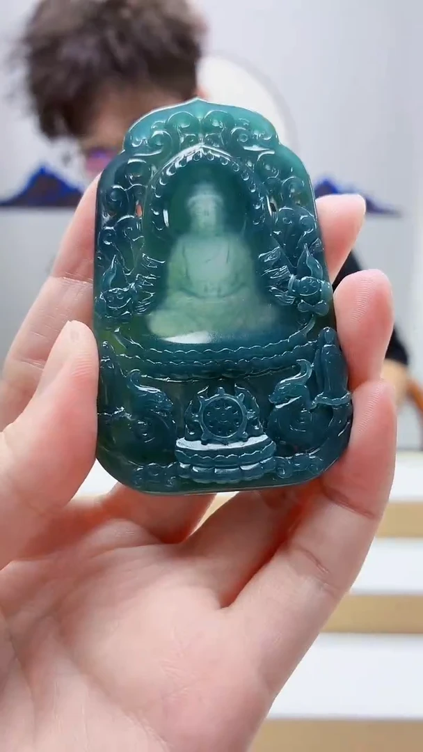 未镶嵌定制翡翠4688zm-毛货挂件22人物