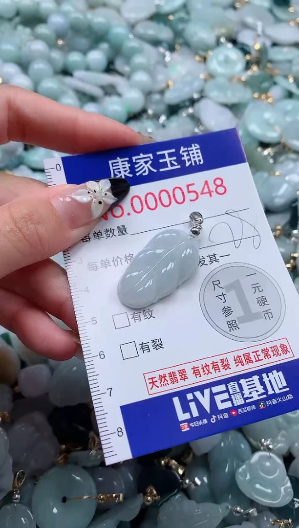 翡翠未镶嵌颈饰548