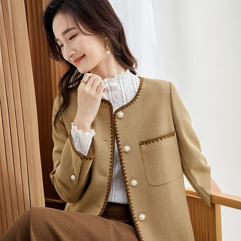 尚都比拉欧若智性风品质女装轻奢小香风外套女42982