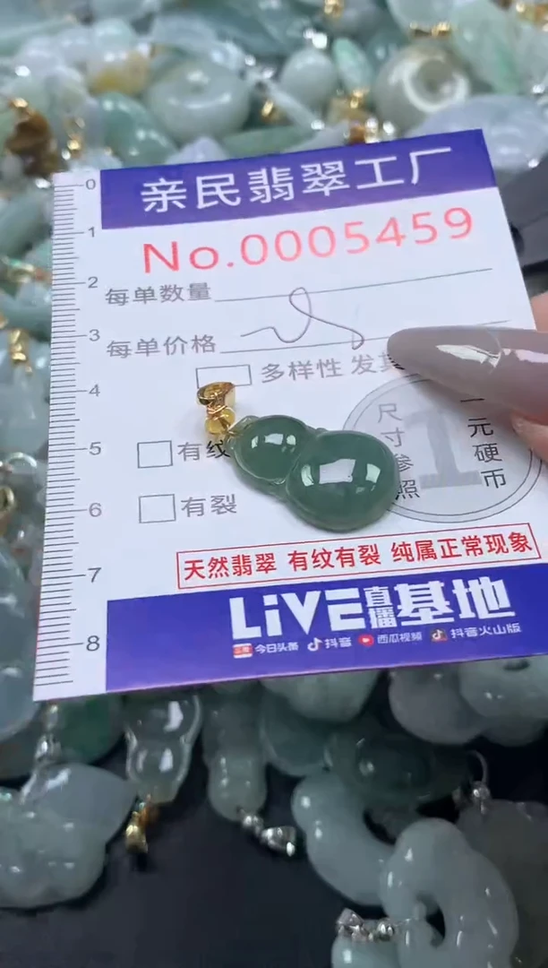颈饰未镶嵌翡翠5459