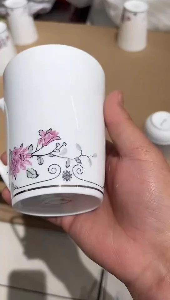 瓷罗尔马克杯隆达骨质瓷