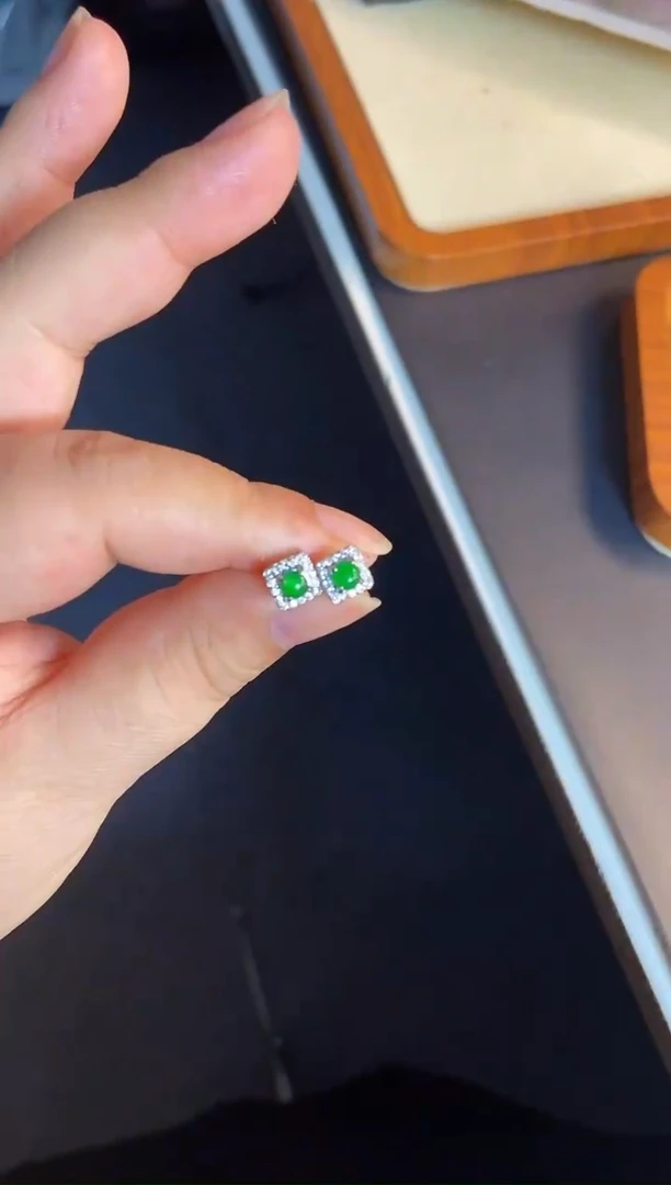 吊坠(不含链)银S925镶嵌翡翠1