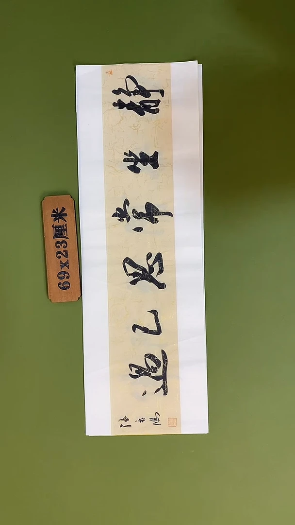 书法书法 张若鸿 尺寸69cm*23cm