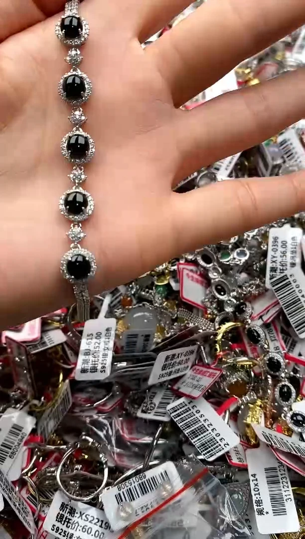 【闪购商品】翡翠戒指银S925镶嵌222222222      6