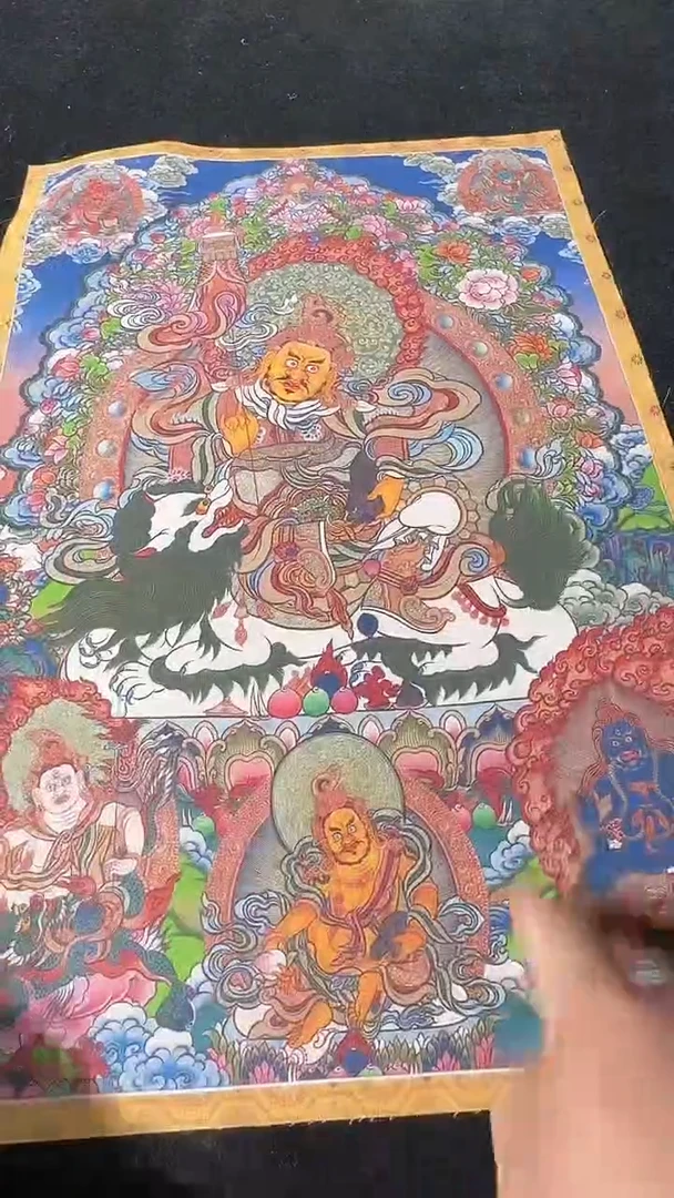 卷轴画藏式珍藏彩绘艺术馆1985