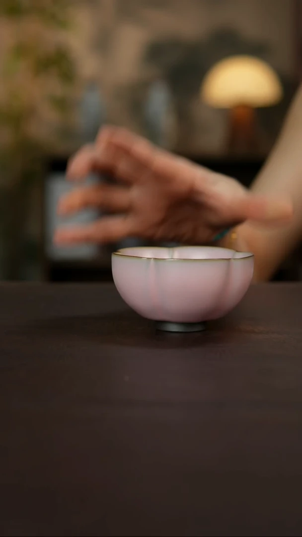 杯景德镇陶瓷杯碗柴烧多人