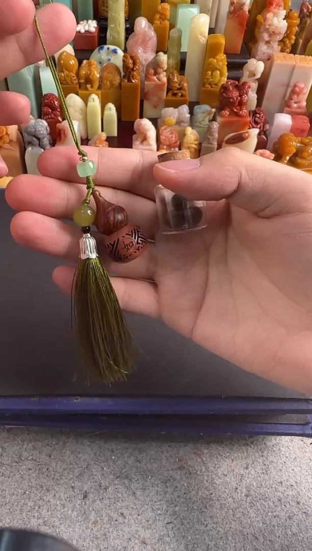 昌化石印石小葫芦