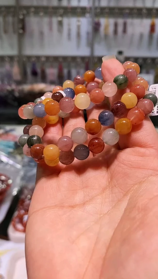 未镶嵌手链水晶多样性发其一兔毛8+