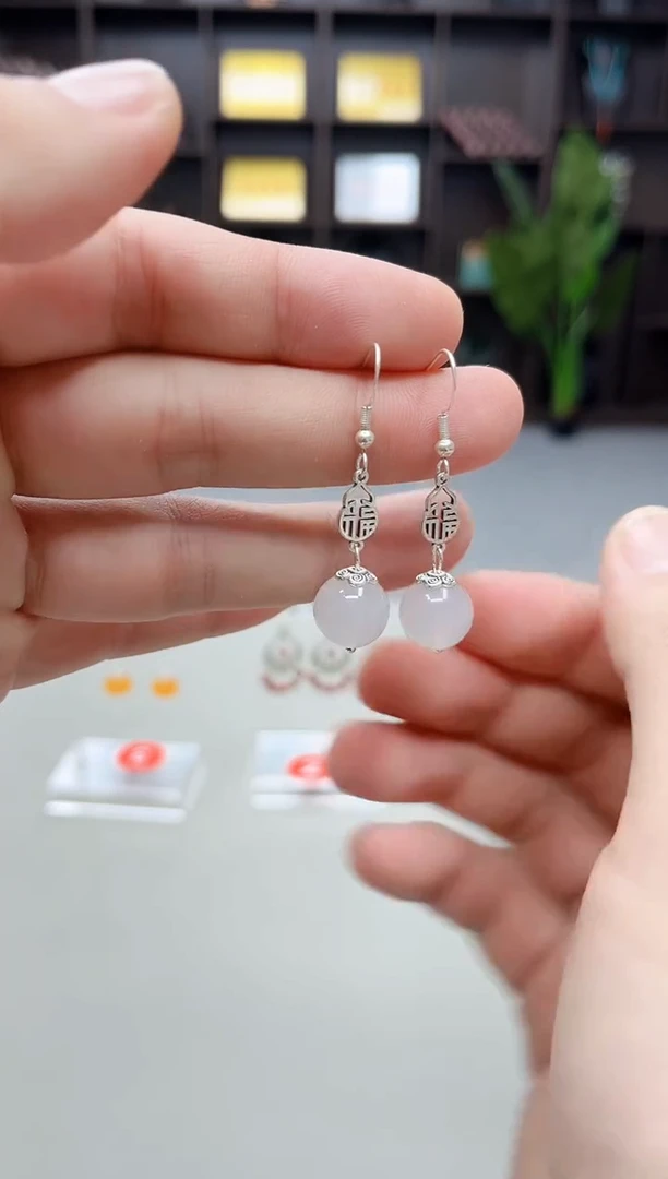 未镶嵌耳饰玛瑙/玉髓522000