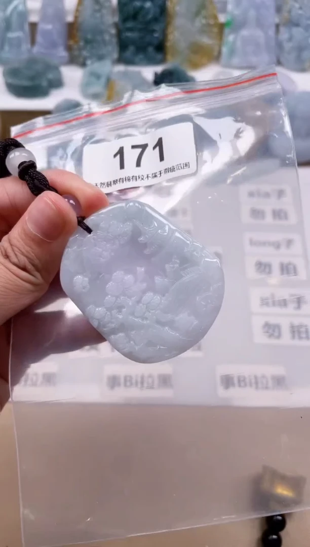 【闪购商品】翡翠颈饰未镶嵌天然缅甸A货翡翠171