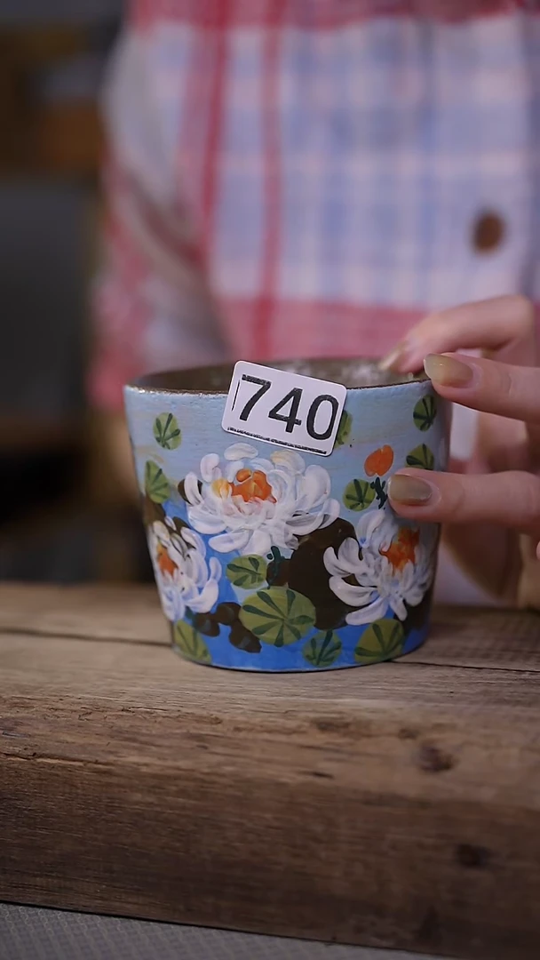 【闪购商品】瓷片油画风·彩绘·设计师石一款