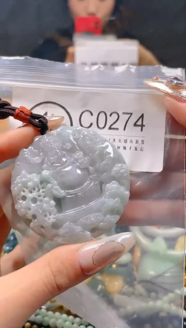 【闪购商品】翡翠颈饰未镶嵌/C/翡翠A货一图一物
